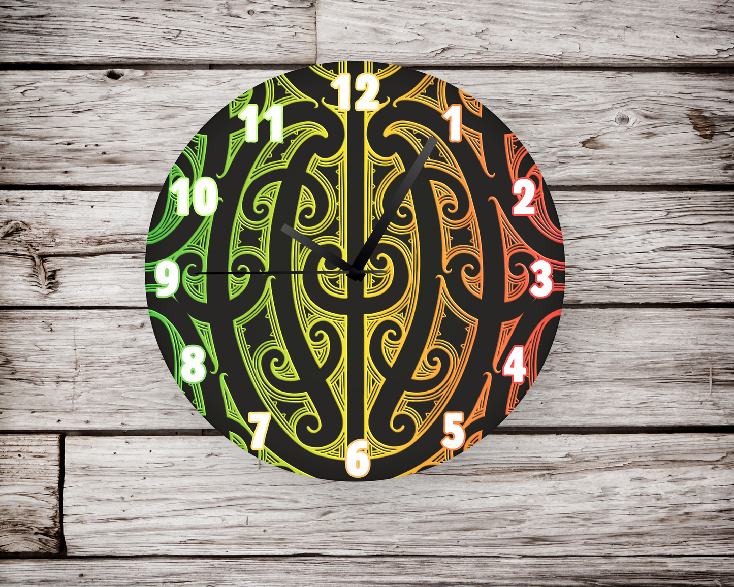 Rasta Wall Clock