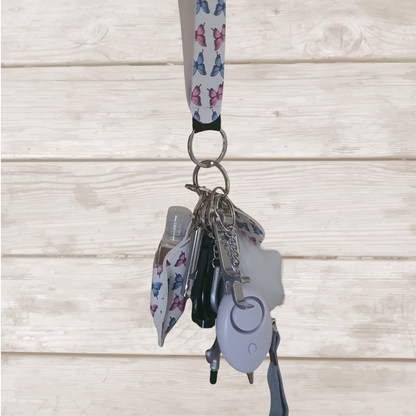 White Butterfly's - Self Defense Keychain