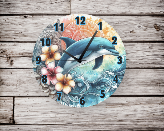 Dolphin Wall Clock